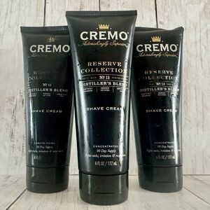 Cremo Reserve Collection No 13 Distillers Blend Shave Cream 6 fl oz 3 Pack